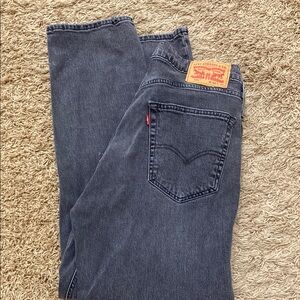 Levi's Men's Dark Gray Straight Jeans